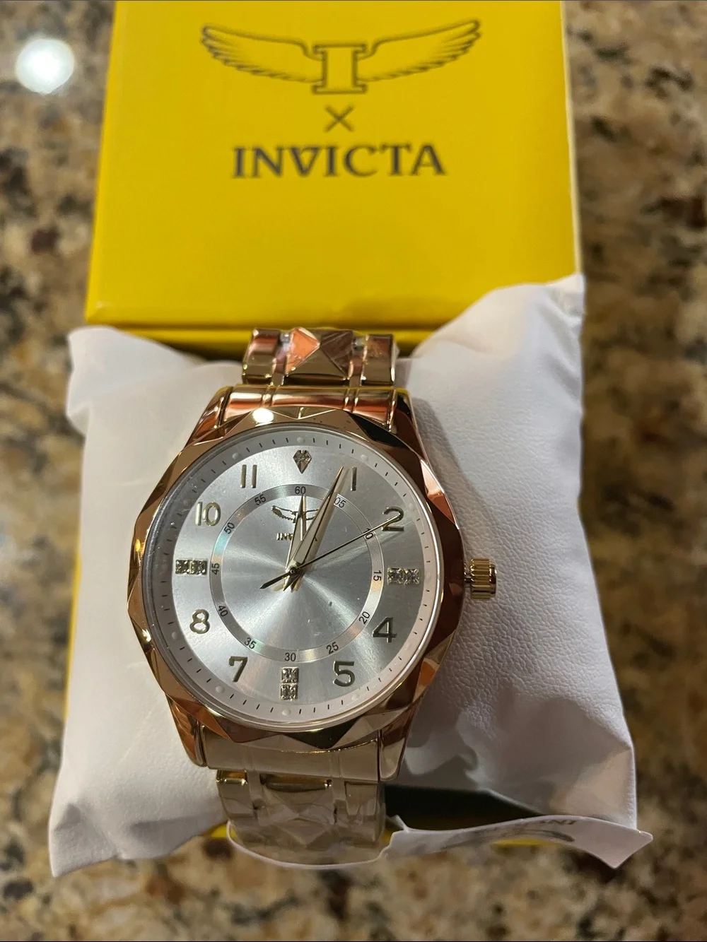 Invicta Gold Tone Bracelet Watch